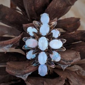 Vintage Opal Dinner Ring